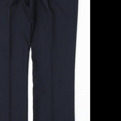 Womens UK Size 16 Papaya Regular Fit  Blue Trousers
