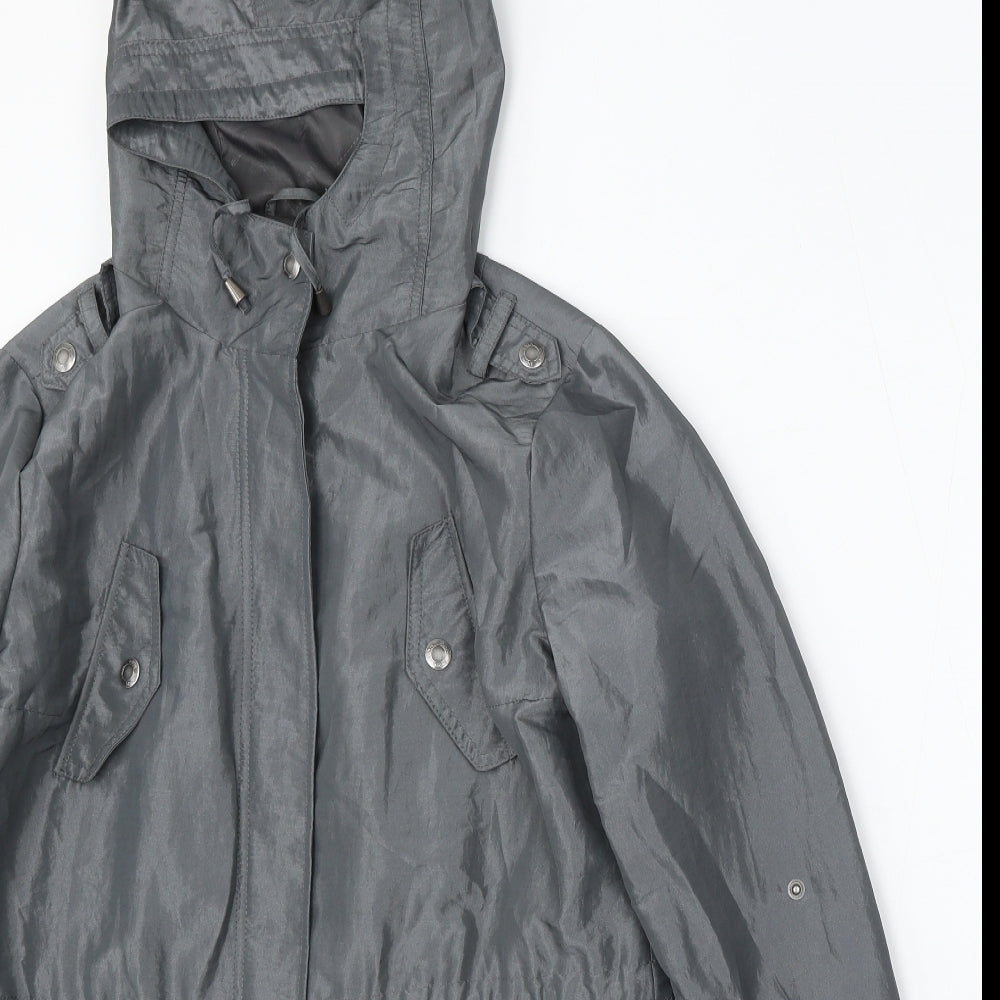 Womens UK Size 12 Debenhams Silver Jacket