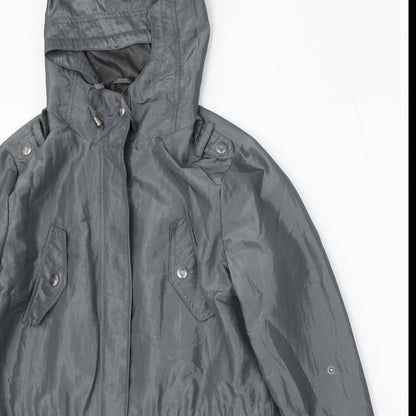 Womens UK Size 12 Debenhams Silver Jacket