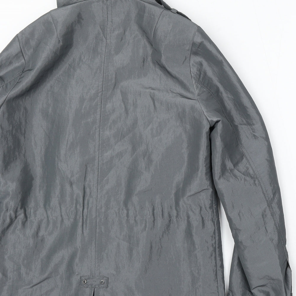 Womens UK Size 12 Debenhams Silver Jacket