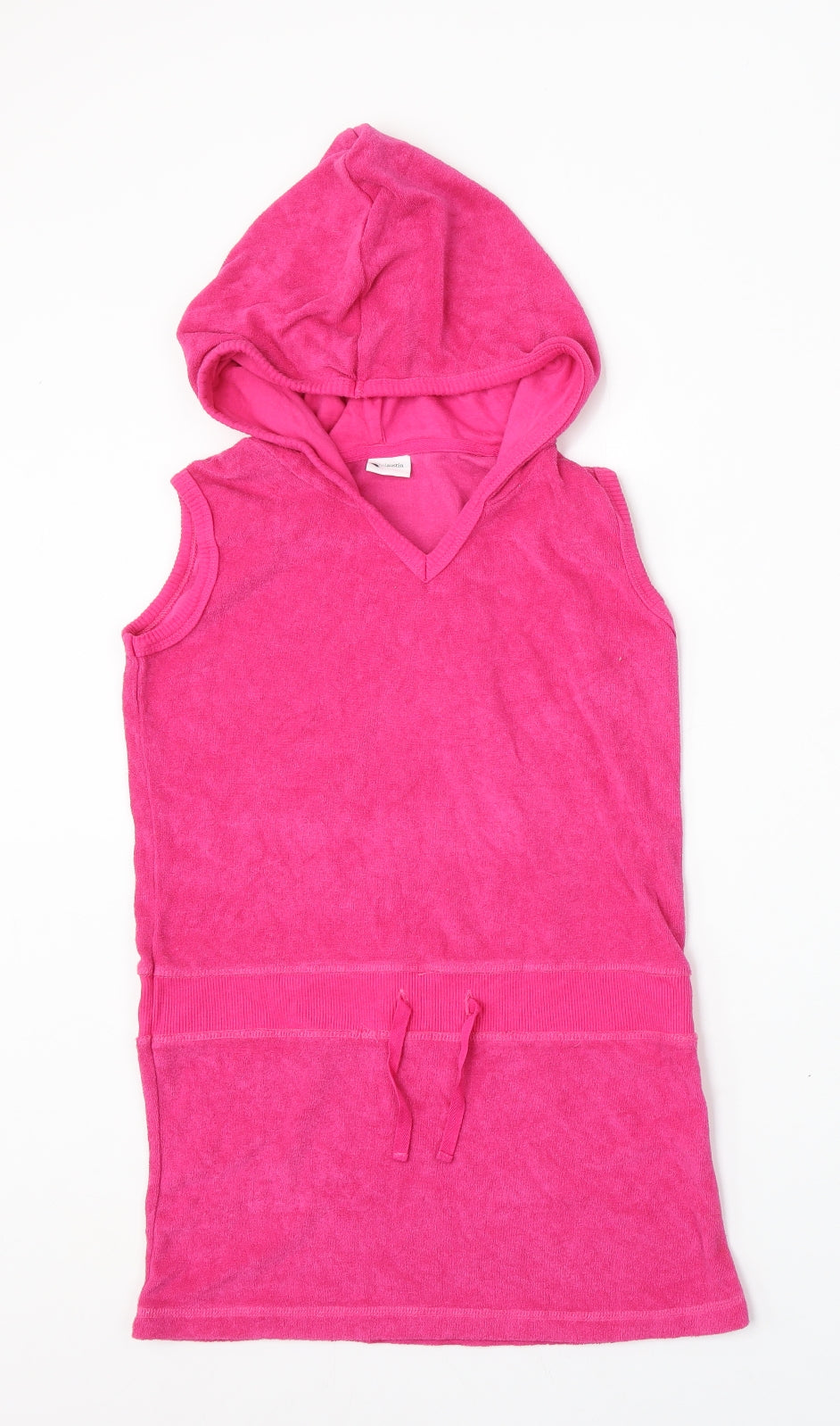 Ethel Austin Girls Pink Cotton Pullover Hoodie Size 12-13 Years