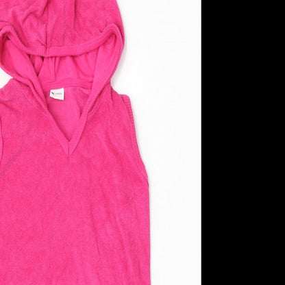 Ethel Austin Girls Pink Cotton Pullover Hoodie Size 12-13 Years