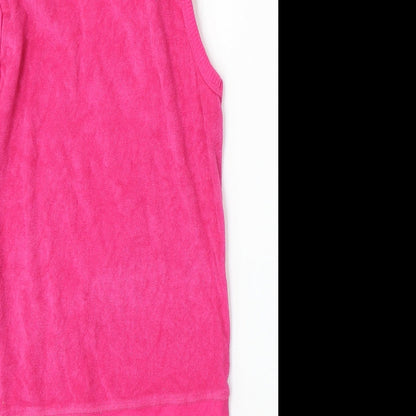 Ethel Austin Girls Pink Cotton Pullover Hoodie Size 12-13 Years