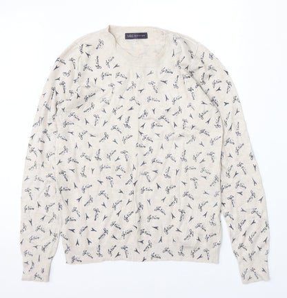 Womens UK Size 12 Marks and Spencer Beige Pullover Jumper