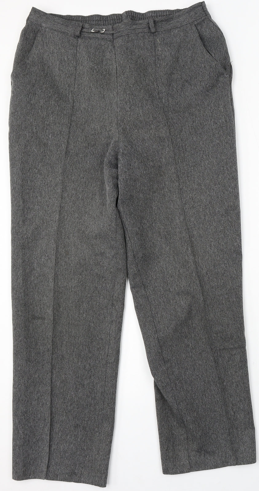 Womens UK Size 16 Marks and Spencer Regular Fit  Grey Trousers
