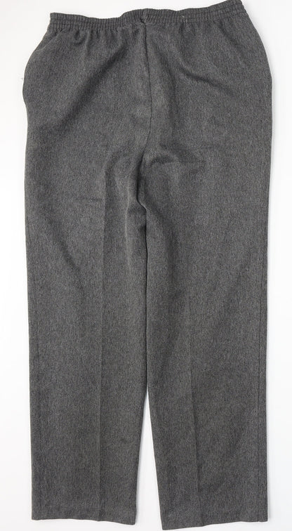 Womens UK Size 16 Marks and Spencer Regular Fit  Grey Trousers