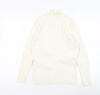Womens UK Size 14 Marks and Spencer Ivory Pullover Jumper
