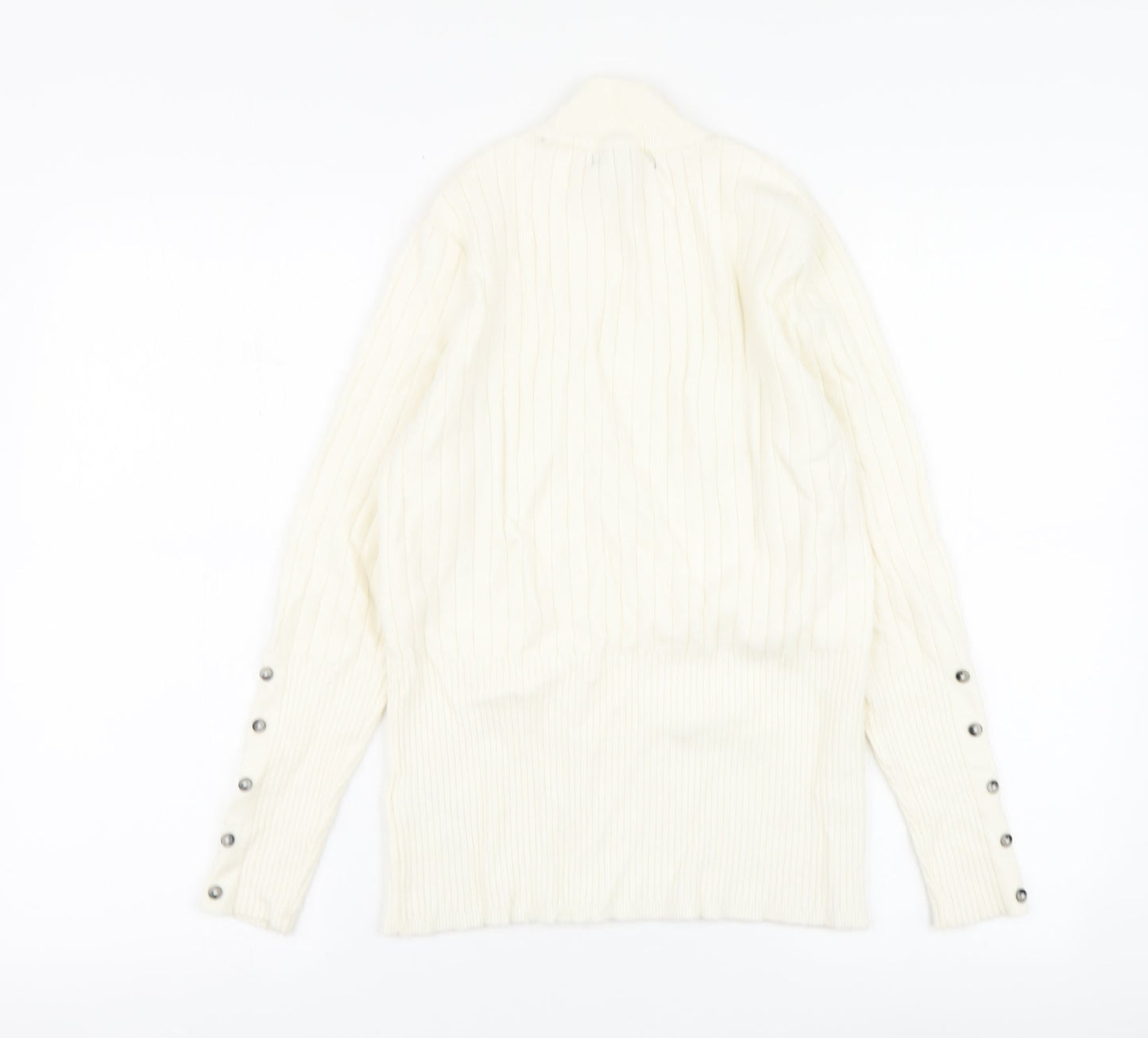 Womens UK Size 14 Marks and Spencer Ivory Pullover Jumper