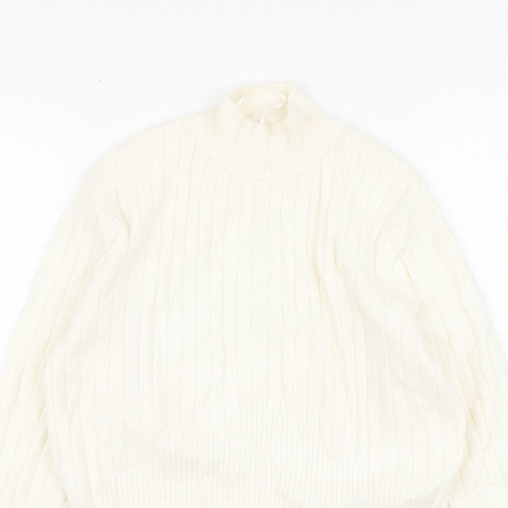 Womens UK Size 14 Marks and Spencer Ivory Pullover Jumper