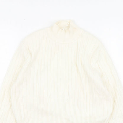 Womens UK Size 14 Marks and Spencer Ivory Pullover Jumper