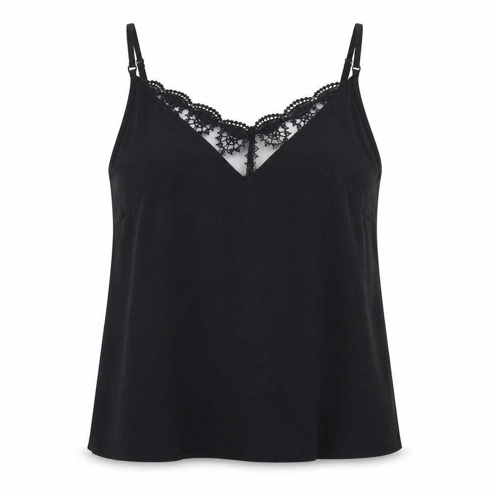 Womens UK Size M SheIn Black Basic Blouse