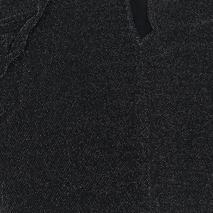 Womens UK Size 12 Dunnes Stores Black Basic Blouse