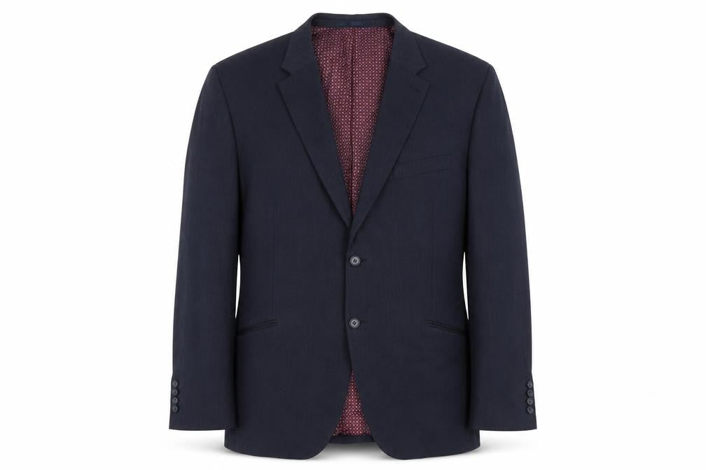 Mens UK Size XL Brook Taverner Regular Blue Suit Jacket