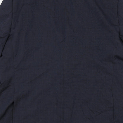 Mens UK Size XL Brook Taverner Regular Blue Suit Jacket