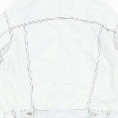 Pull&Bear Womens Blue Jacket Size S