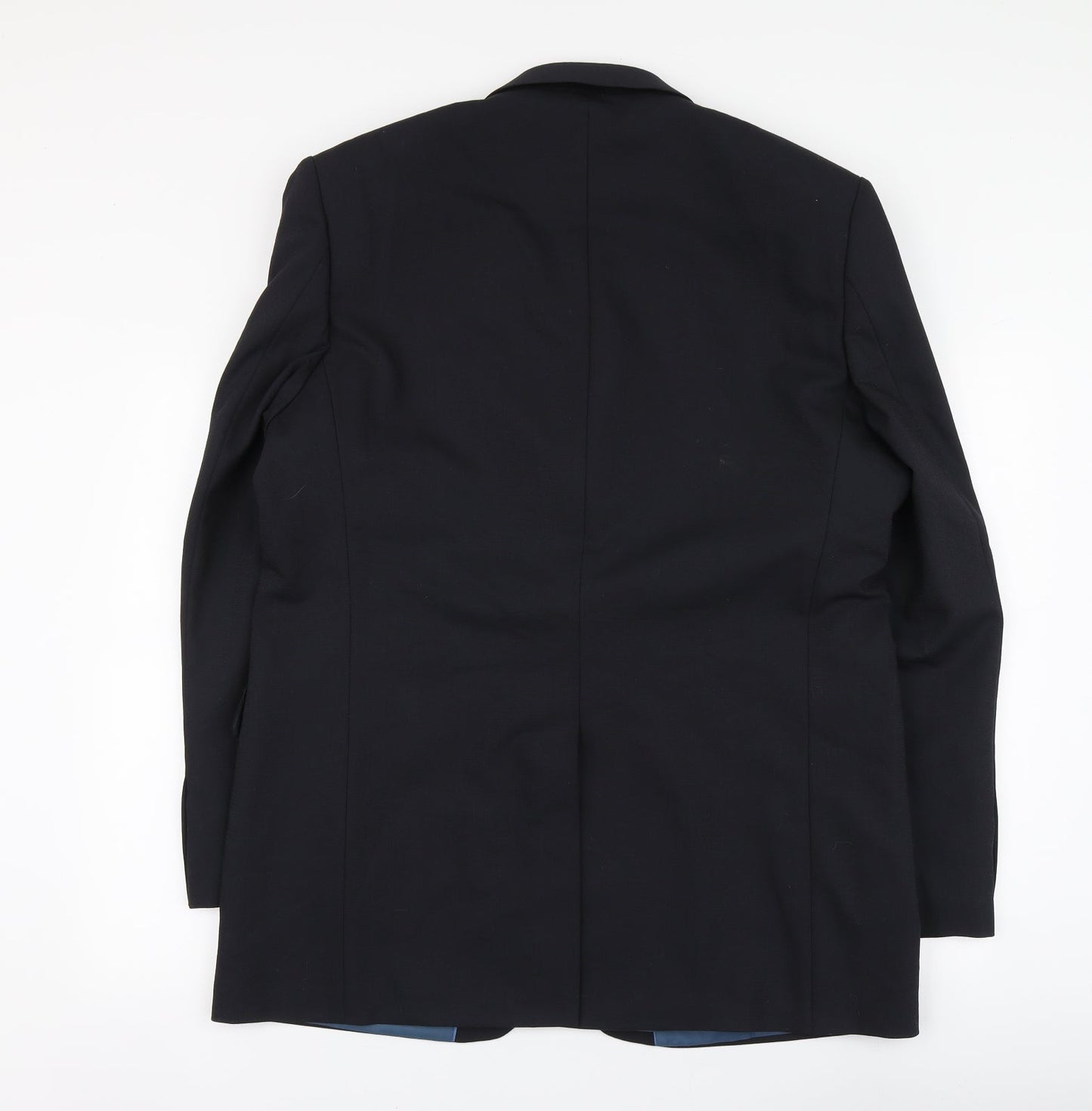 Mens UK Size 2XL Marks and Spencer Regular Blue Suit Jacket