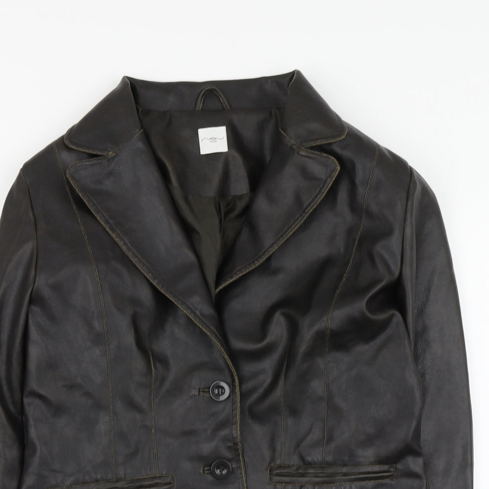 Womens UK Size 14 New Look Brown Jacket