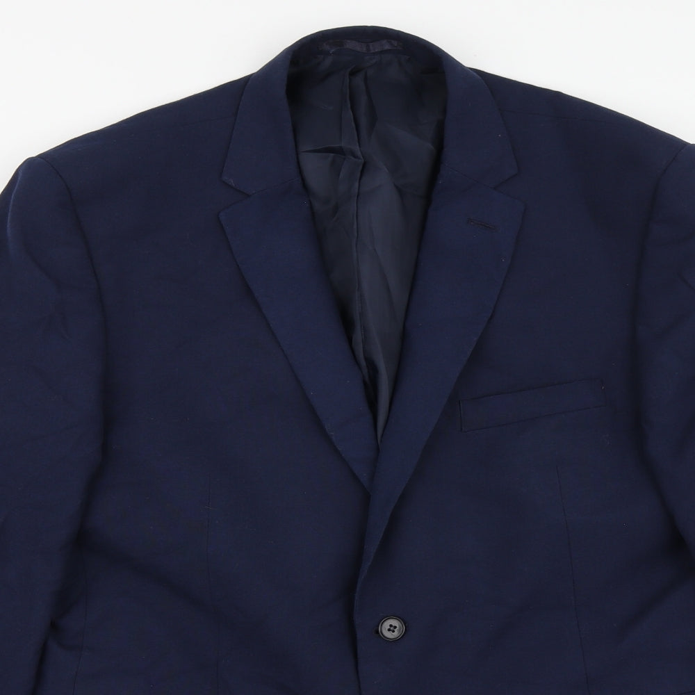 Mens UK Size 44 Scott&Taylor Regular Blue Suit Jacket