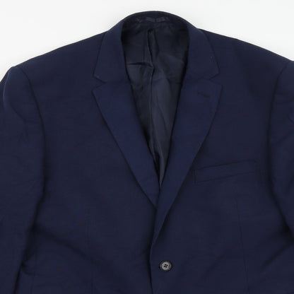 Mens UK Size 44 Scott&Taylor Regular Blue Suit Jacket