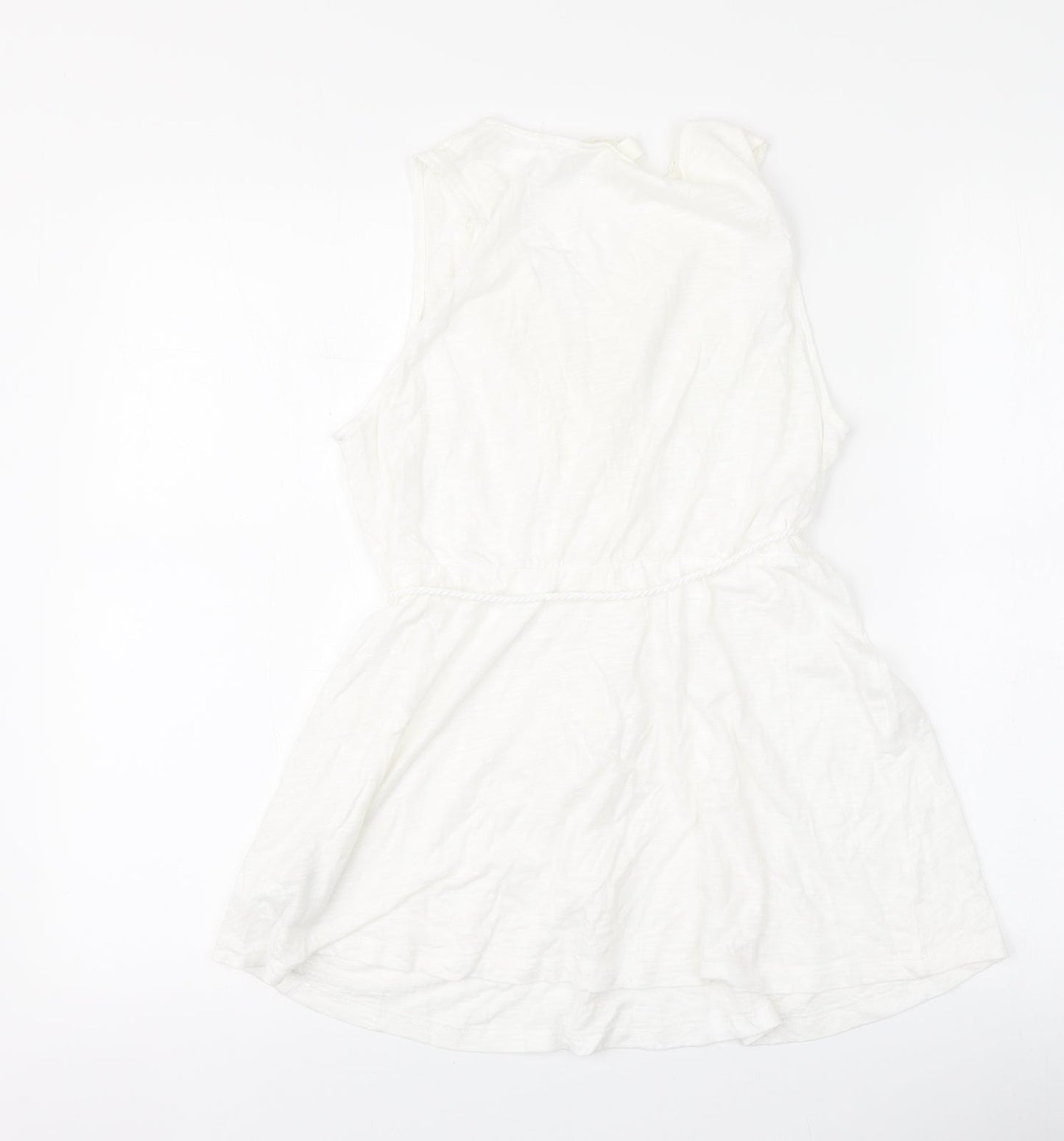 Womens UK Size M H&M White Basic Blouse