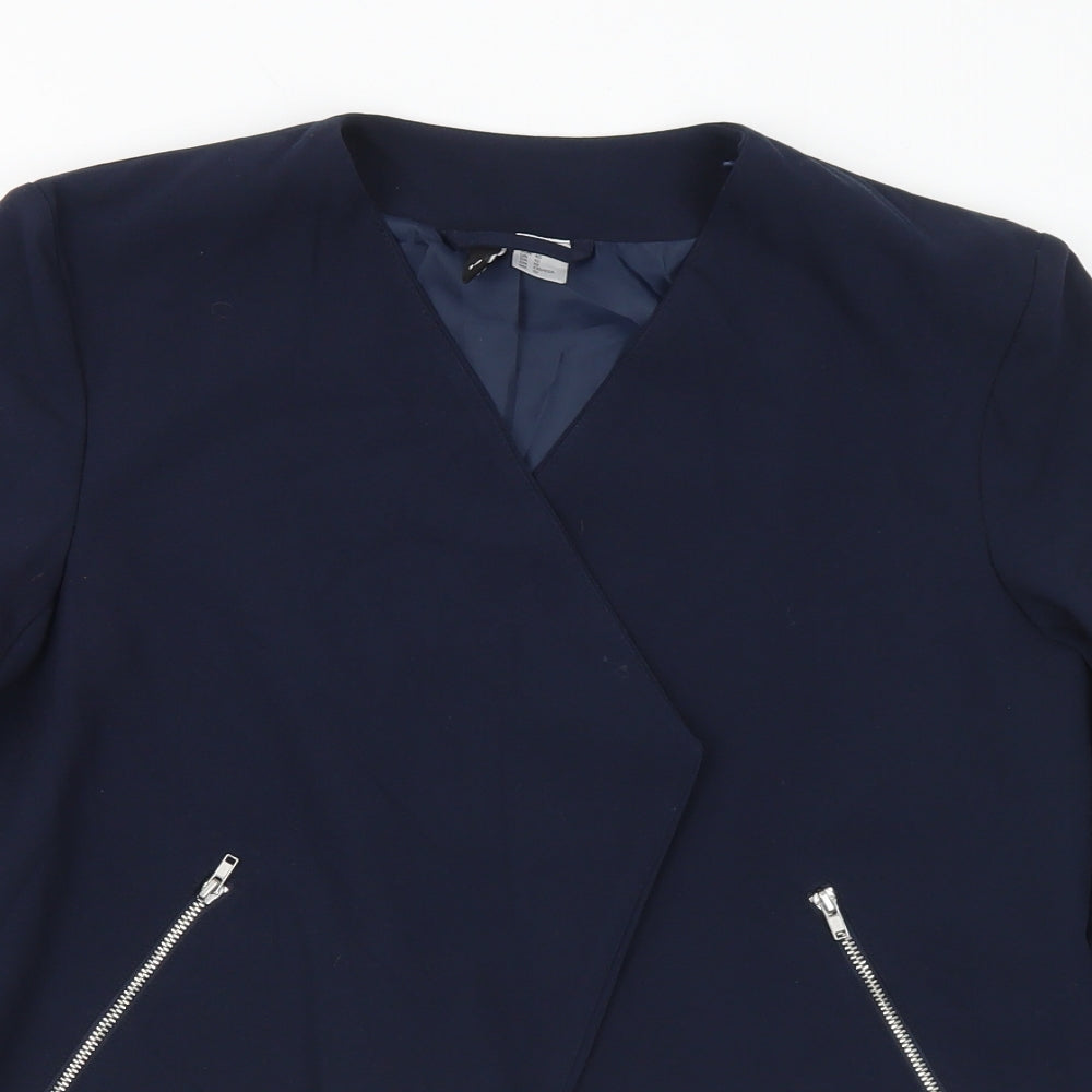 Womens UK Size 12 H&M Blue Jacket