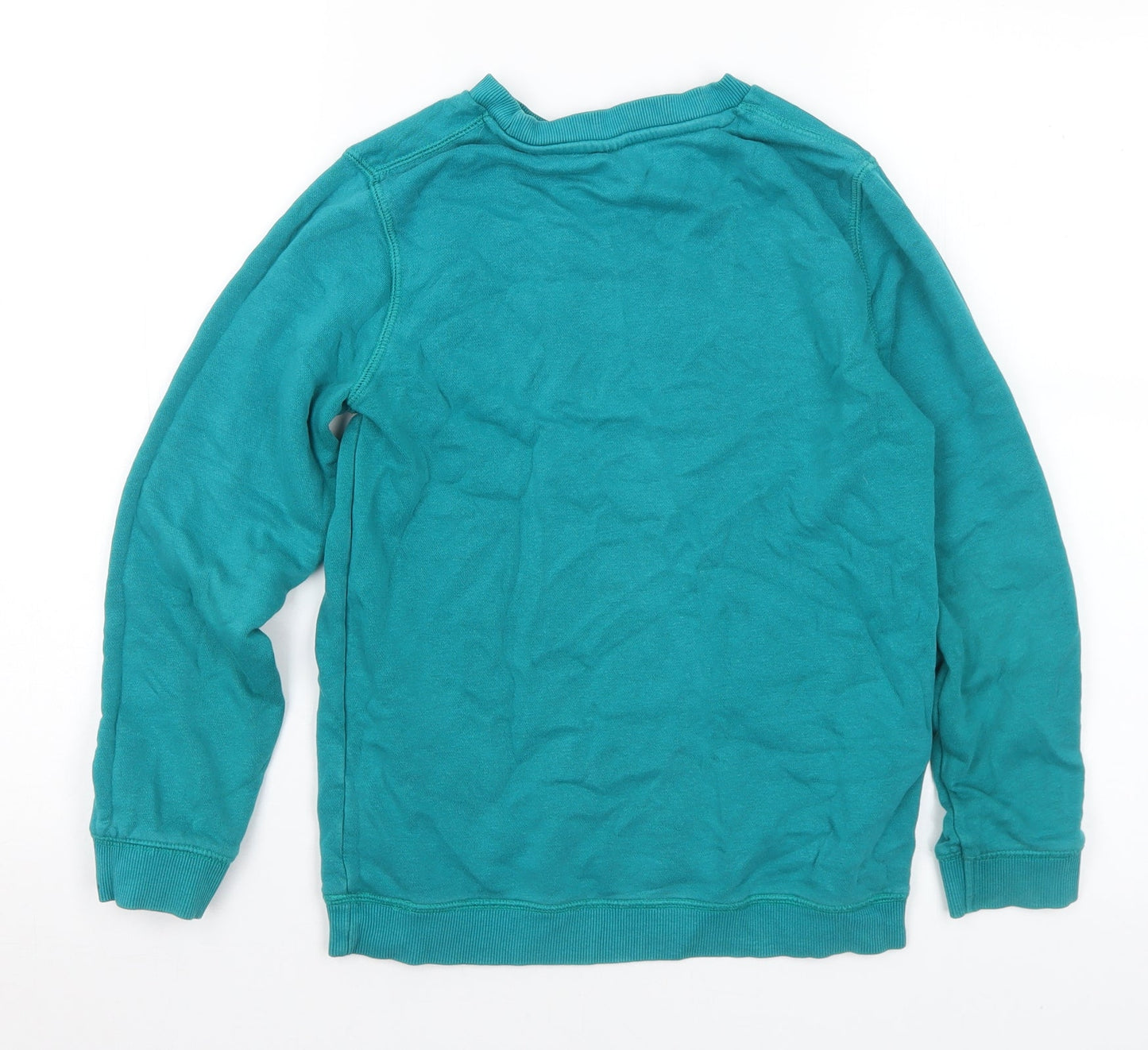 TU Girls Green Cotton Pullover Sweatshirt Size 10 Years