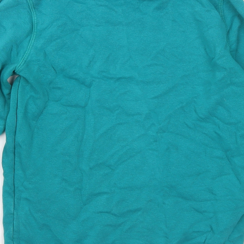 TU Girls Green Cotton Pullover Sweatshirt Size 10 Years