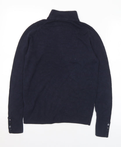 Womens UK Size 8 Marks and Spencer Blue Pullover Jumper