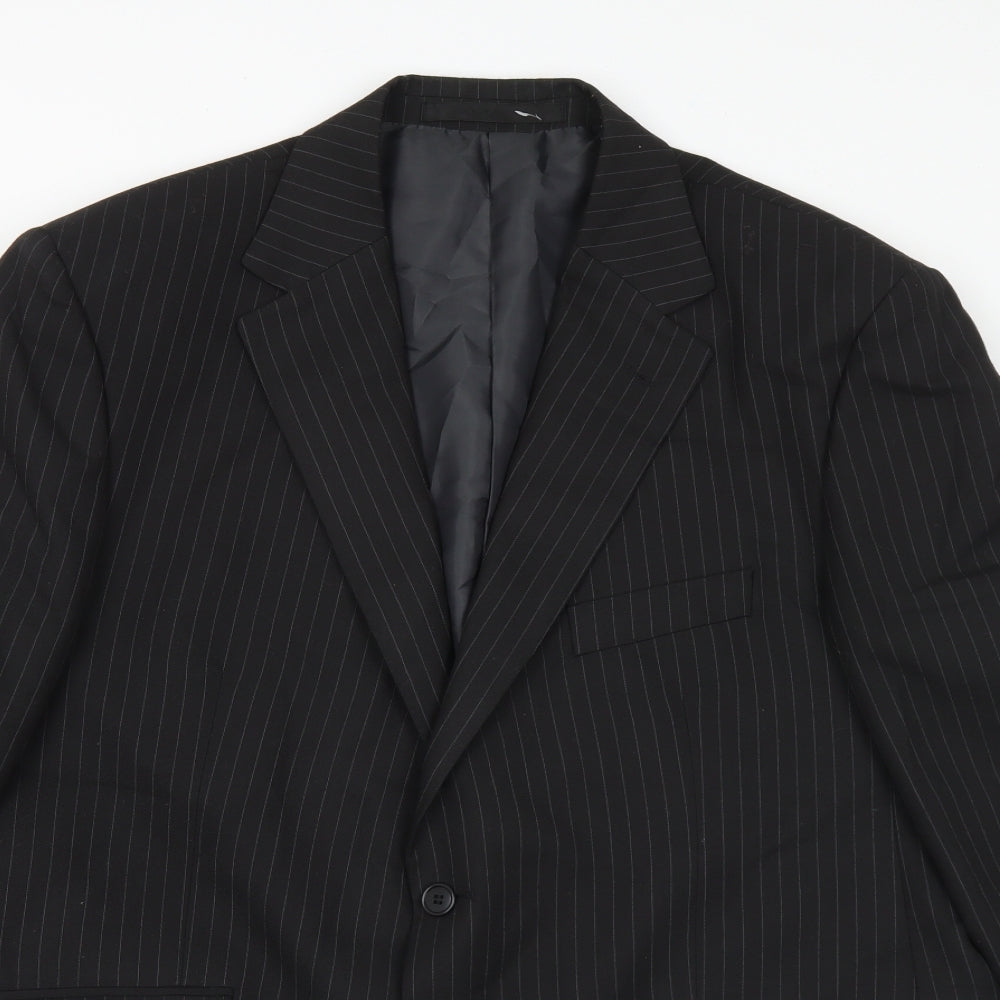 Mens UK Size 44 Marks and Spencer Regular Black Suit Jacket