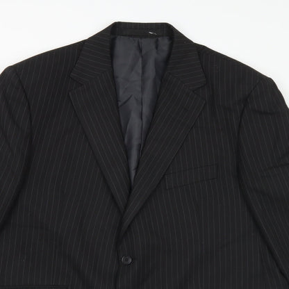 Mens UK Size 44 Marks and Spencer Regular Black Suit Jacket