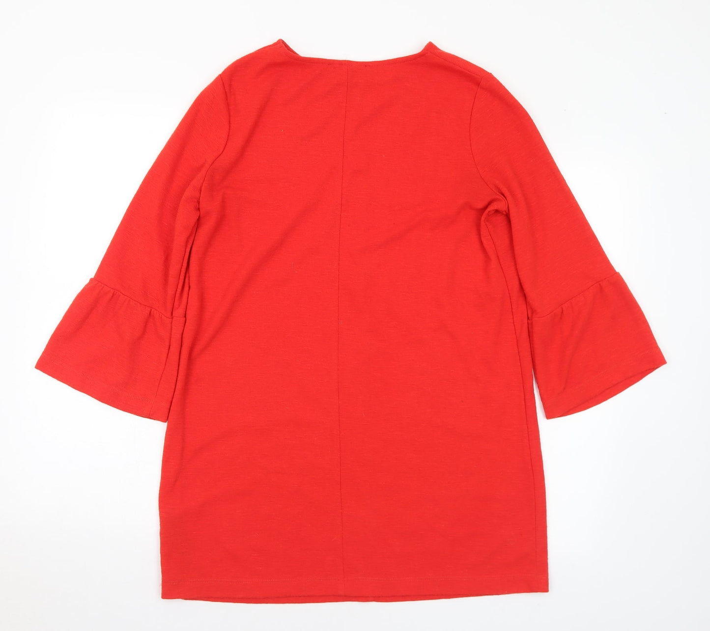 Womens UK Size 12 Marks and Spencer Red Tunic Jumper