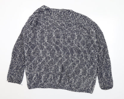 Womens UK Size L NEXT Blue Cardigan Jumper