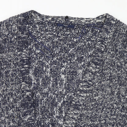 Womens UK Size L NEXT Blue Cardigan Jumper