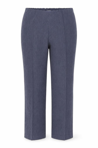 Classics Womens Blue Polyester Trousers Size 14 L27 in Regular