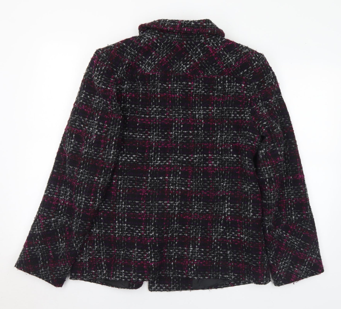 Womens UK Size 12 BHS Purple Pea Coat