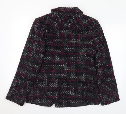 Womens UK Size 12 BHS Purple Pea Coat