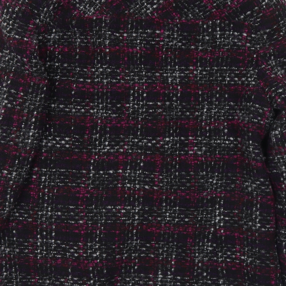 Womens UK Size 12 BHS Purple Pea Coat
