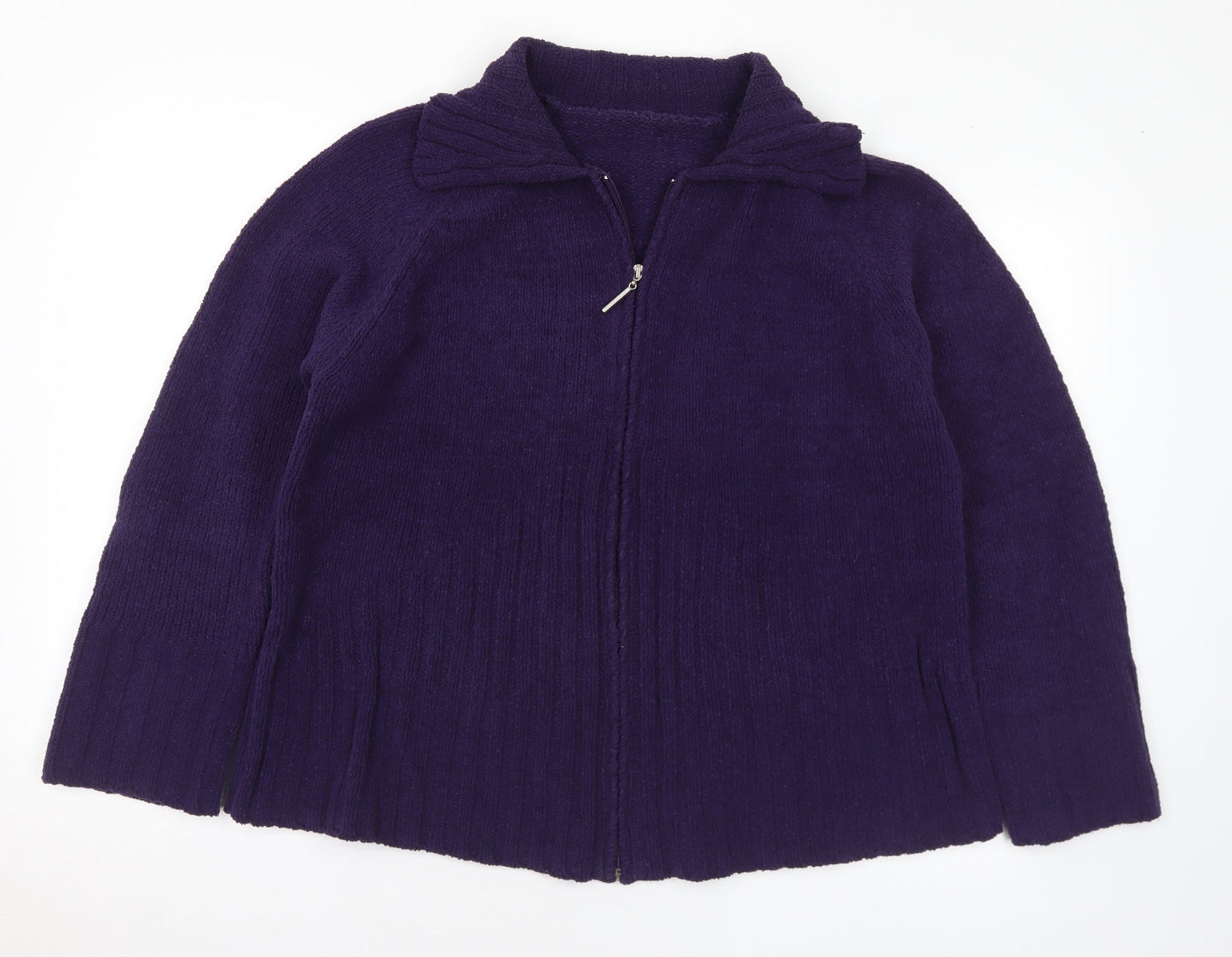 Womens UK Size L Preworn Purple Jacket