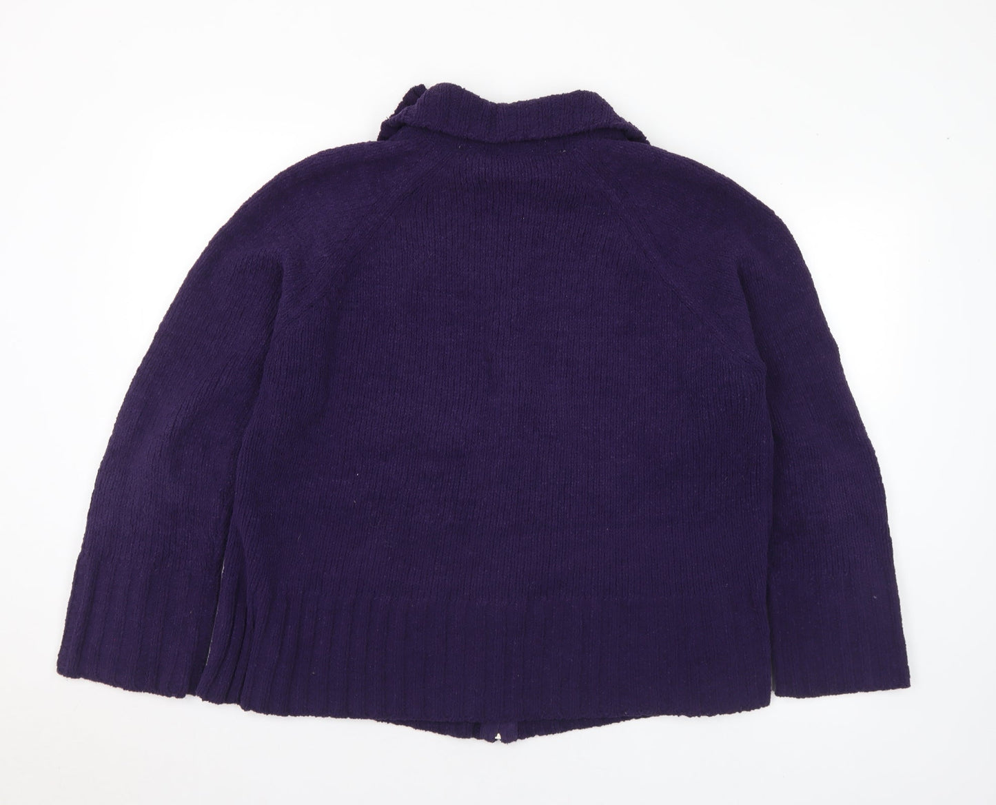 Womens UK Size L Preworn Purple Jacket