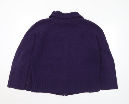 Womens UK Size L Preworn Purple Jacket
