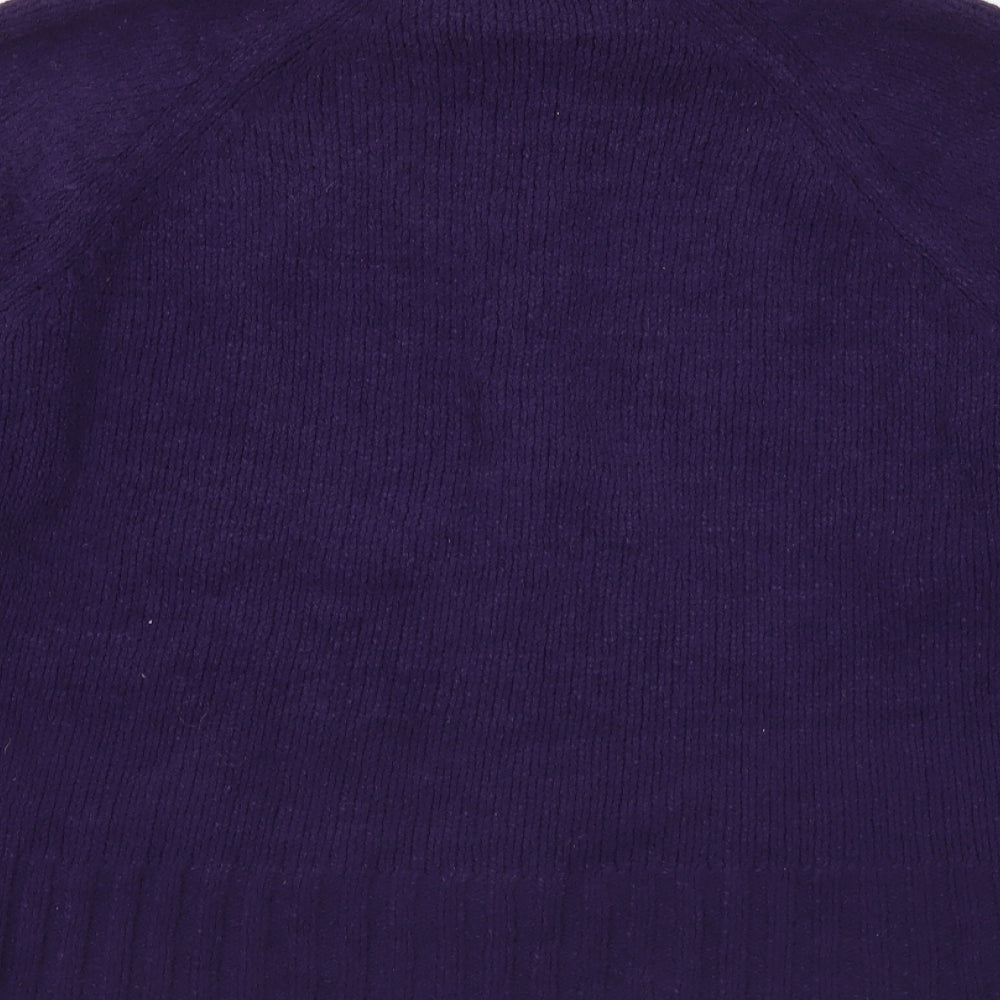 Womens UK Size L Preworn Purple Jacket