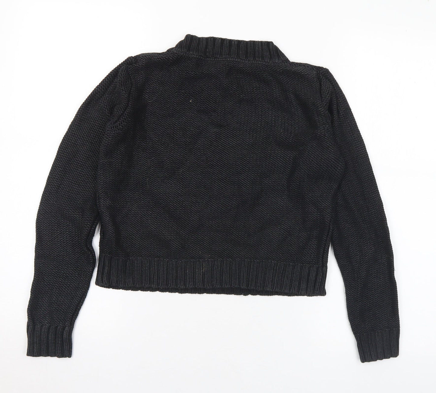 Womens UK Size 10 H&M Black Pullover Jumper