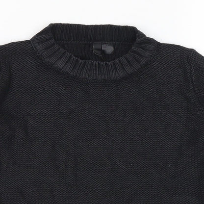 Womens UK Size 10 H&M Black Pullover Jumper