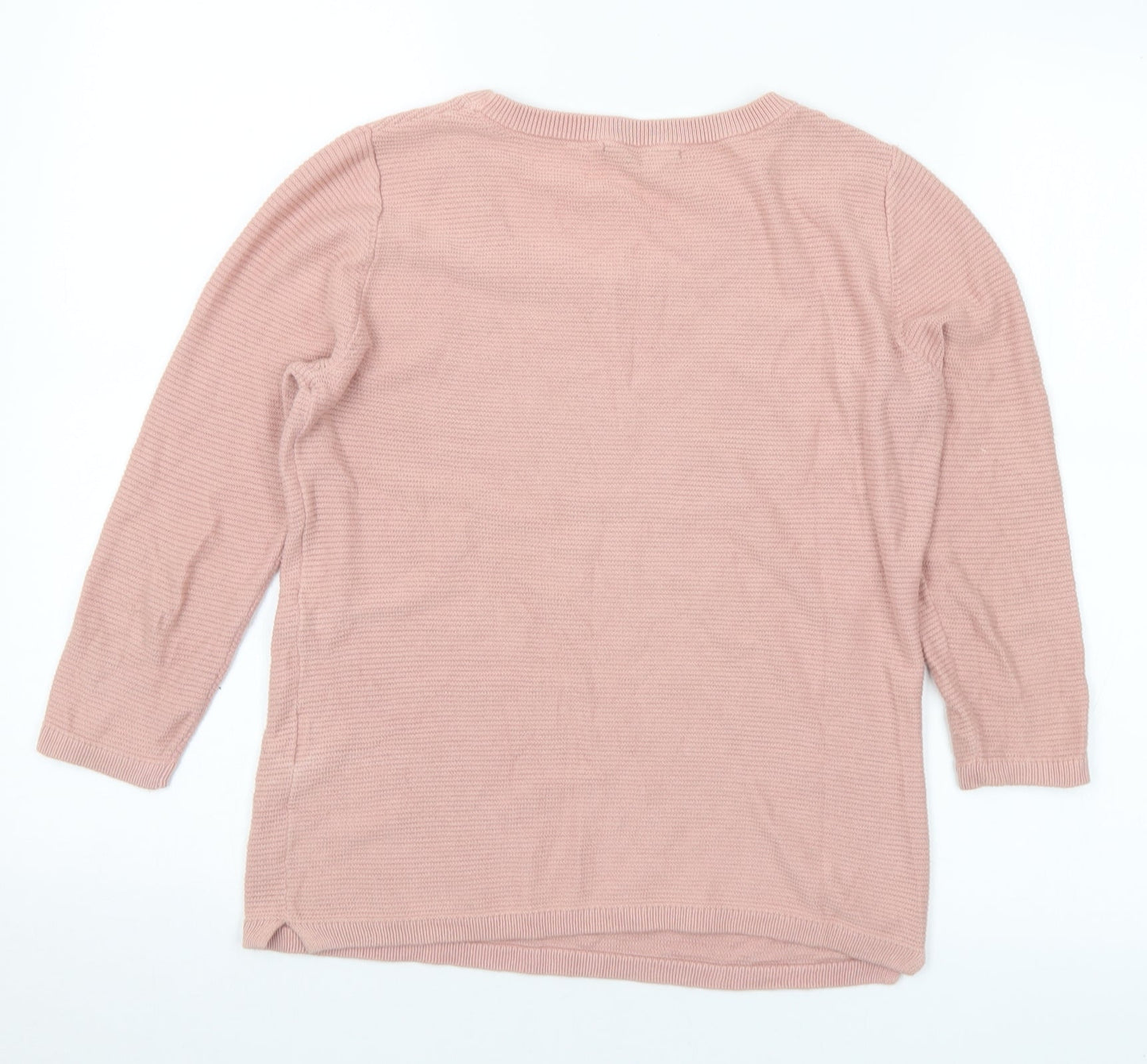 Womens UK Size S Stradivarius Pink Pullover Jumper
