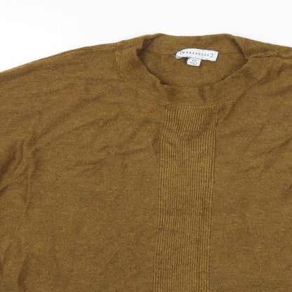 Womens UK Size 12 Warehouse Brown Pullover Jumper