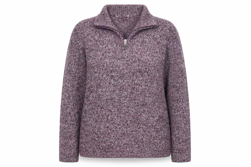 Womens UK Size M Preworn Purple Pullover Jumper