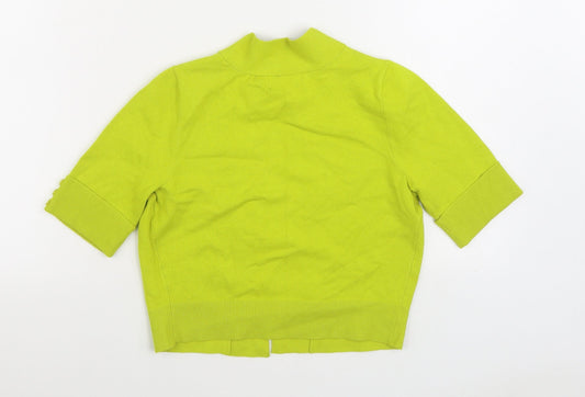 Womens UK Size S Wallis Yellow Cardigan Jumper
