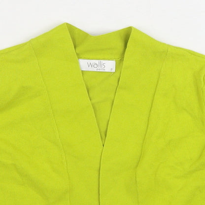 Womens UK Size S Wallis Yellow Cardigan Jumper