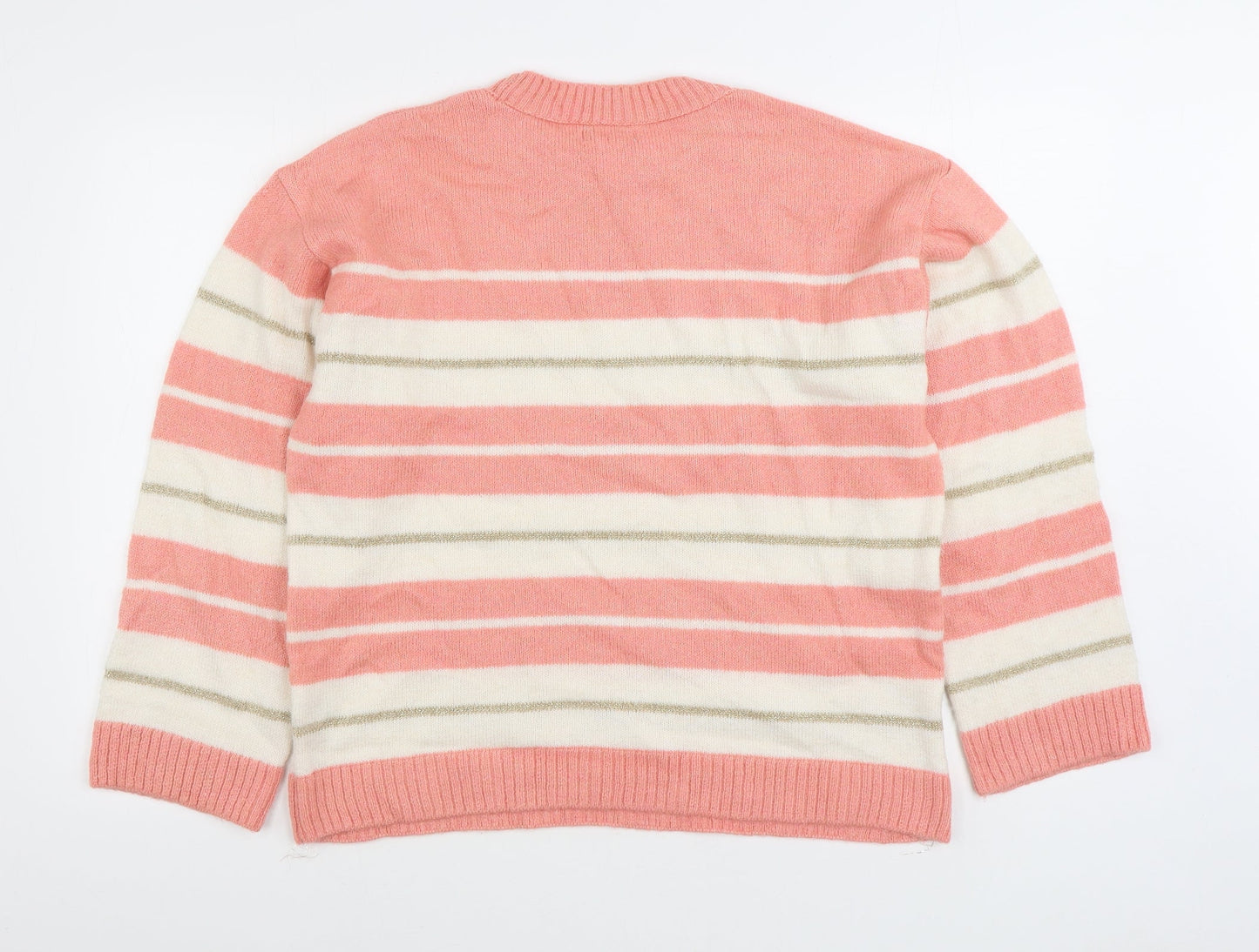 Womens UK Size L Matalan Pink Pullover Jumper