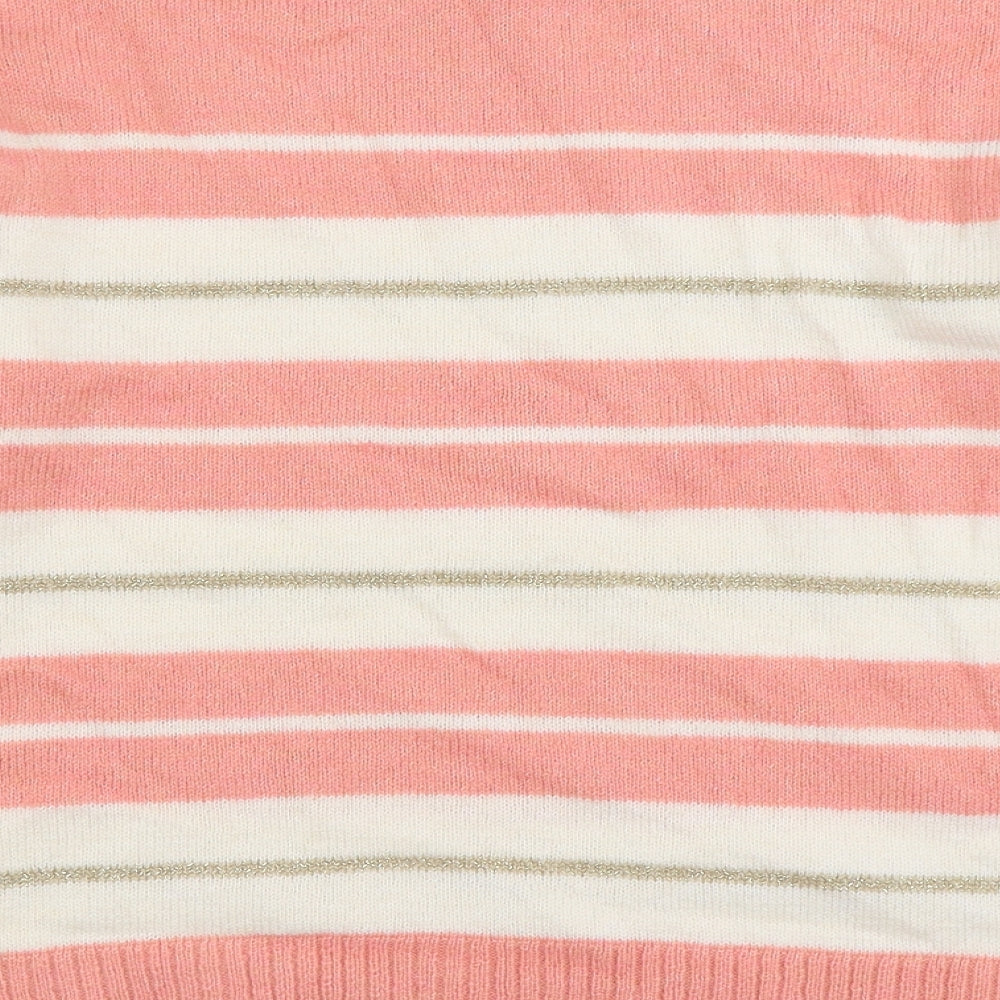 Womens UK Size L Matalan Pink Pullover Jumper